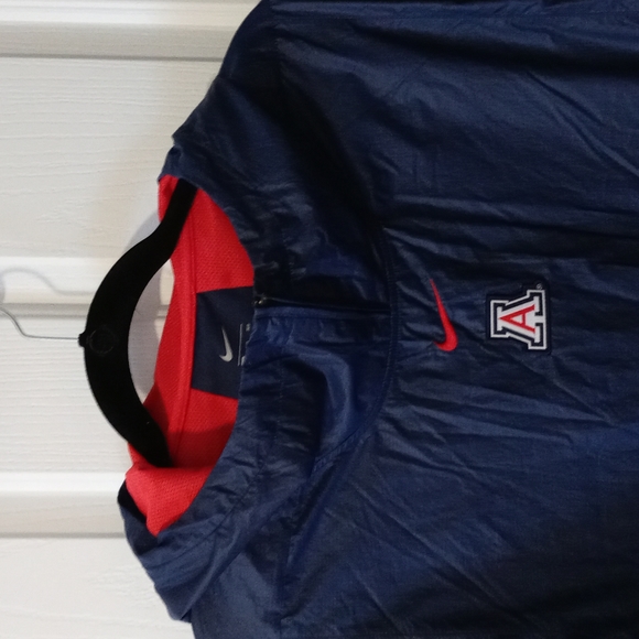 MENS BLUE "A" LOGO JACKET/HOOD SZ 3XL - Picture 3 of 7